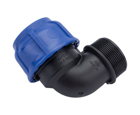 Компрессионный отвод VALFEX ПНД, с наружной резьбой, 50x2"" 1210012450200 – изображение 2