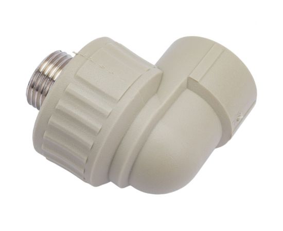 Угольник комбинированный с наружной резьбой VALFEX PP-R серый, 25 мм х1/2"", 90 градусов 10126125Г 127-0492 – изображение 2