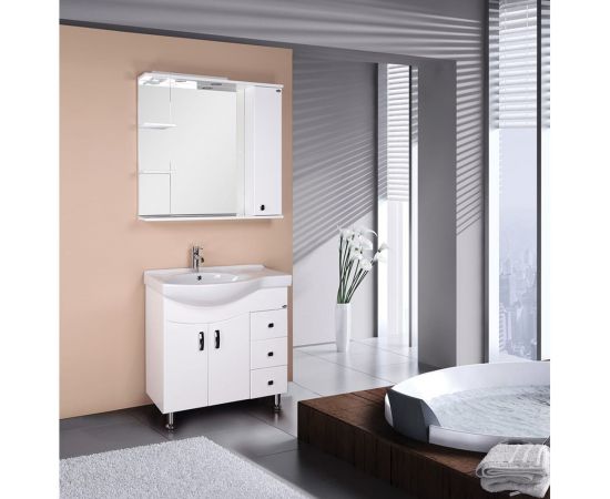 Тумба с раковиной Onika ЭЛЬБРУС крыло справа 82.10 108202 – изображение 2