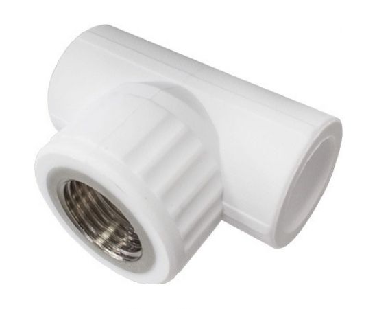 Переходной тройник VALFEX с внутренней резьбой, 32x1/2""х32, белый 10127232 – изображение 2