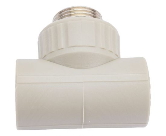 Тройник комбинированный с наружной резьбой VALFEX PP-R серый, 32 мм х1"" 10128032Г 127-0440 – изображение 2