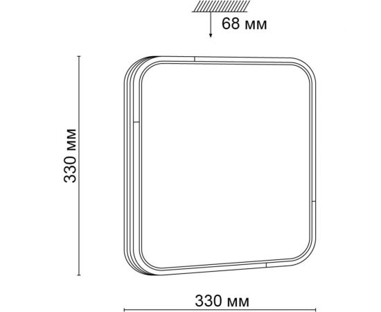 Настенно-потолочный светильник SONEX LED 30W ORSO 3059_CL – изображение 2
