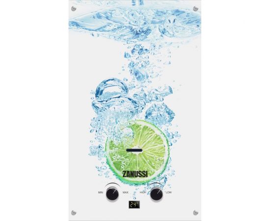 Газовая колонка Zanussi GWH 10 Fonte Glass Lime – изображение 2