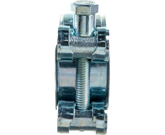 Силовой хомут Nord-Yada Д: 36-39 мм, Ш: 20 мм, Т: 0,8 мм, болт: М6х50, оцинкованная сталь 905989 – изображение 3