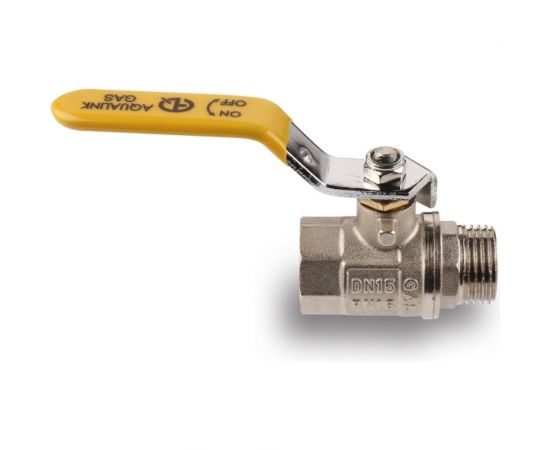 Шаровой кран для газа AQUALINK 1/2 вн-нар ручка 7104 – изображение 3