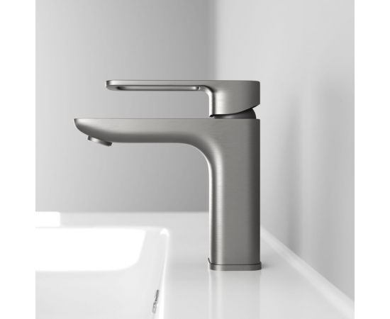 Смеситель для умывальника IDDIS Slide графит SLIGM00i01 – изображение 3