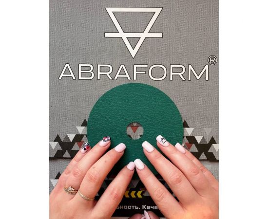 Фибровый круг от ""Мастерская Pit_Stop и Доктор Дью"" 125х22 мм, цирконат, P120 ABRAFORM DD-AF-FBR-ZR-P120 – изображение 3