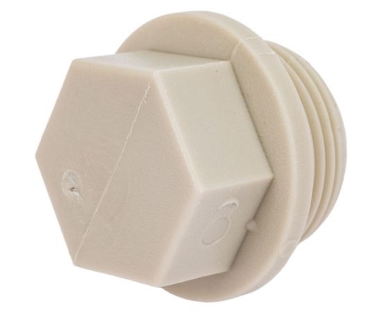 Заглушка-пробка VALFEX PP-R, серая, Дн25х3/4"" НР 10163025Г 127-0325 – изображение 3