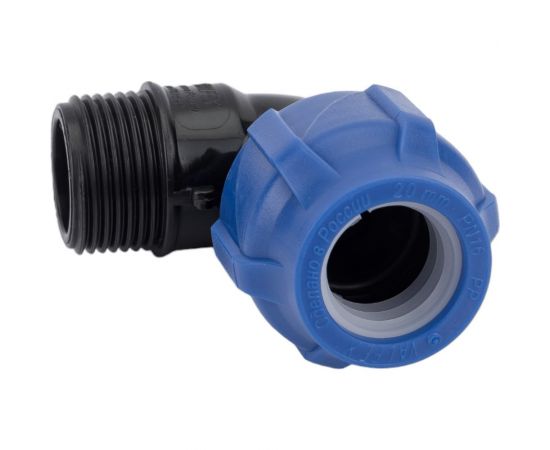Компрессионный отвод VALFEX ПНД, с наружной резьбой, 20x3/4"" 1210012420034 – изображение 3