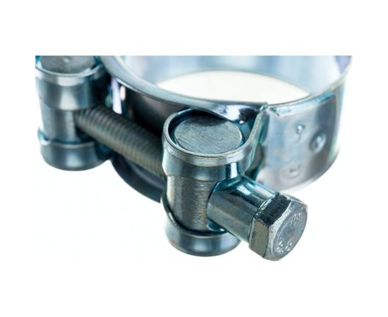 Силовой хомут Nord-Yada Д: 36-39 мм, Ш: 20 мм, Т: 0,8 мм, болт: М6х50, оцинкованная сталь 905989 – изображение 4