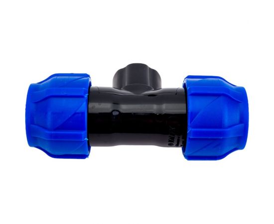 Компрессионный переходной тройник VALFEX ПНД, с внутренней резьбой, 25-1/2""-25 1210012501225 – изображение 4