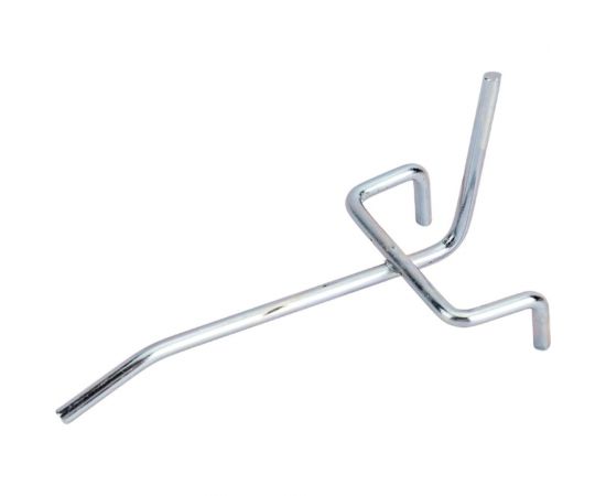 Одинарный крючок на перфорацию ООО ТД Ижпромсервис длина 100 мм, диаметр 5 мм, шаг 50 мм, 10 шт. НФ-00002434 – изображение 4