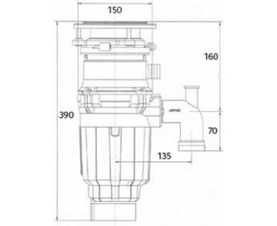 Бытовой измельчитель для пищевых отходов Bone Crusher BC910-AS – изображение 5