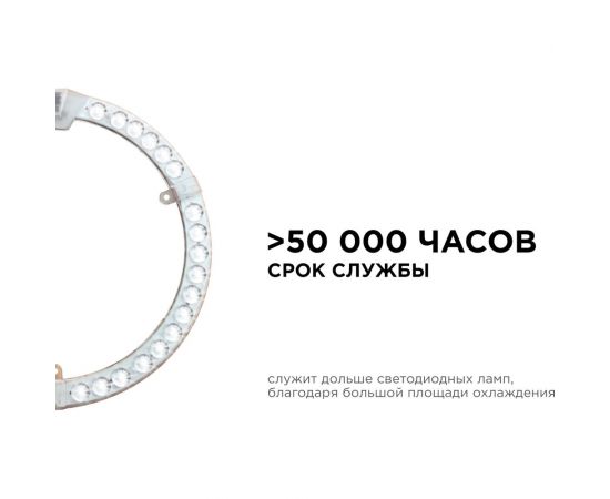 Светодиодный модуль со встроенным драйвером Apeyron 230В, 36Вт, smd2835, 3240Лм, 4000К, ø238x19мм 02-65 – изображение 5