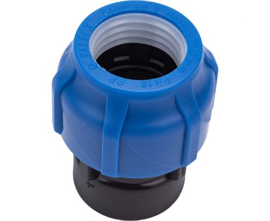 Компрессионная соединительная муфта VALFEX ПНД, с внутренней резьбой, 32x1"" 121001232100 – изображение 5