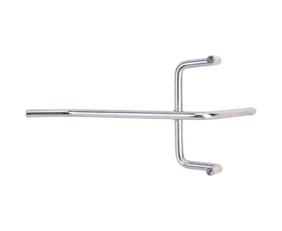 Одинарный крючок на перфорацию ООО ТД Ижпромсервис длина 100 мм, диаметр 5 мм, шаг 50 мм, 10 шт. НФ-00002434 – изображение 5