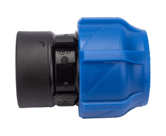 Компрессионная соединительная муфта VALFEX ПНД, с внутренней резьбой, 32x1"" 121001232100 – изображение 6