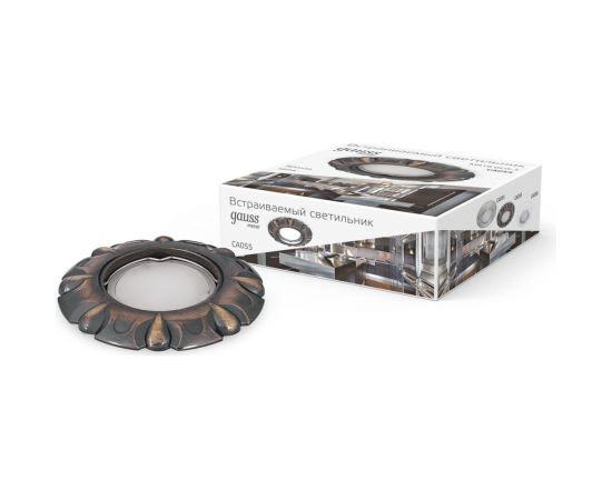 Светильник, Круг, Бронза, Gu5.3 Gauss Metal Exclusive CA055 – изображение 6