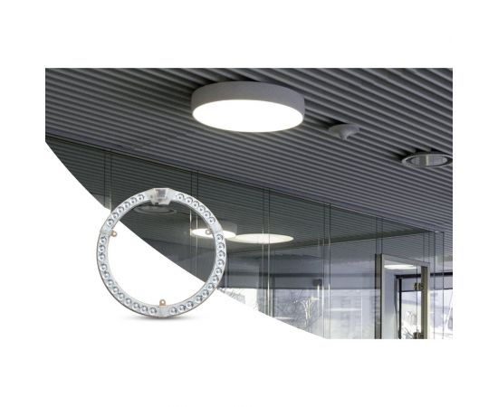 Светодиодный модуль со встроенным драйвером Apeyron 230В, 36Вт, smd2835, 3240Лм, 4000К, ø238x19мм 02-65 – изображение 9