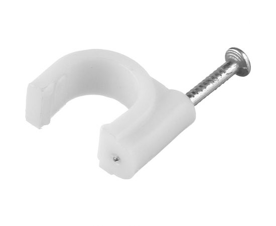 Скоба для кабеля HLT круглая, 9 мм, уп. 100 шт. 4670042796238 