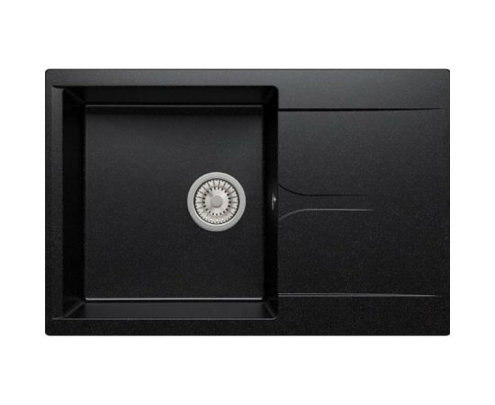 Кухонная мойка Polygran GALS-760 (№16 Черный) 290587 