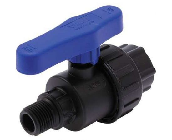 Разъемный шаровой кран ПНД TEBO CN-TB вн./нар. 1" 017032203 