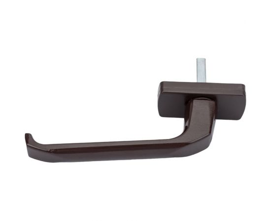 Оконная металлическая ручка Дверной Страж hr (коричневая) ДС42150 