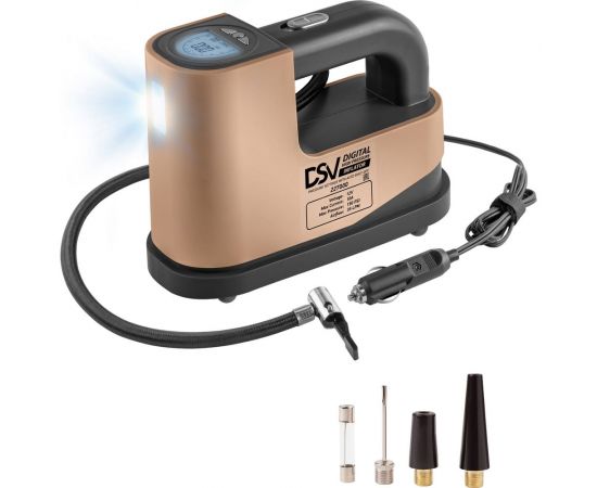 Цифровой компрессор с автостопом DSV 35 л/мин, LED фонарь, сумка 227000 