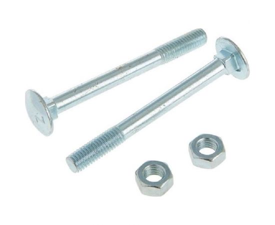 Мебельный болт с гайкой Невский Крепеж DIN 603, оцинк., М6x30, 10 шт. 801056 