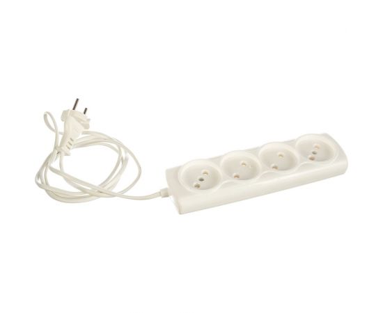 Бытовой электроудлинитель Volsten Р16-009 Si 4x1.5 1.5 м 6 А 1300 Вт ШВВП 13913 