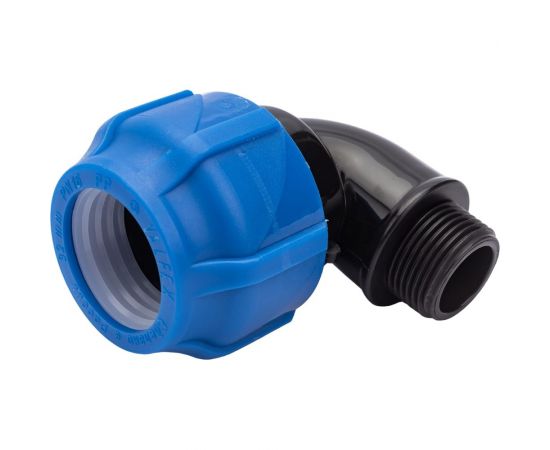 Компрессионный отвод VALFEX ПНД, с наружной резьбой, 32x3/4"" 1210012432034 