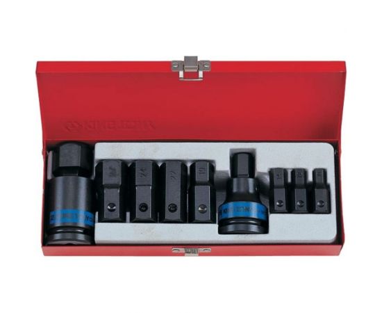 Набор ударных торцевых насадок (3/4"", HEX, 10-32 мм, 11 предметов) KING TONY 6411MP 