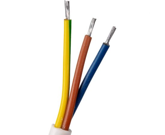 Сетевой шнур СПб УПП-5 с вилкой пвс 3x1,5-81 белый 2,2 м 99928143 – изображение 2