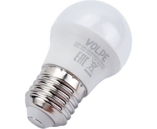 Светодиодная лампа Volpe LED-G45-5W/4000K/E27/FR/SLS UL-00008804 – изображение 2