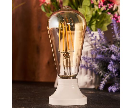 Филаментная лампа REXANT Груша ST64 11.5 Вт 2400K E27 золотистая колба 604-141 – изображение 2