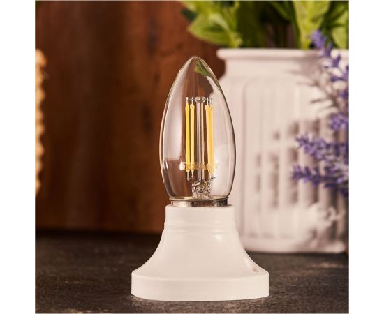 Филаментная лампа REXANT Свеча CN35 7.5 Вт 4000K E27 604-086 – изображение 2