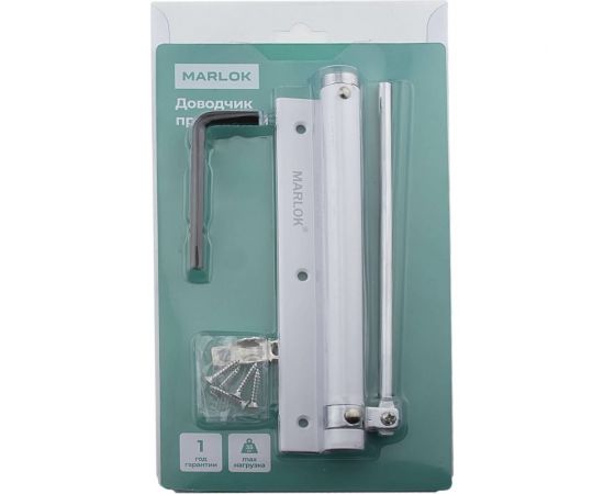 Пружинный дверной доводчик Marlok DС-35 белый 004450 – изображение 2