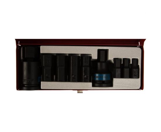 Набор ударных торцевых насадок (3/4"", HEX, 10-32 мм, 11 предметов) KING TONY 6411MP – изображение 2