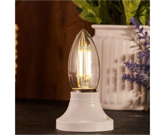 Филаментная лампа REXANT Свеча CN35 7.5 Вт 4000K E27 604-086 – изображение 3