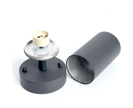 Садово-парковый светильник FERON DH1704, на стену, GU10 230V 35w, серый (на стену) 48321 – изображение 3