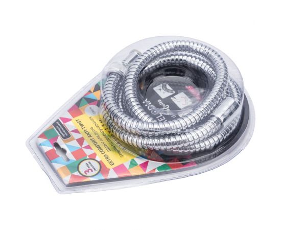 Шланг для душа MELODIA EXTRA COMFORT ANTI-TWIST 1/2""х1/2"" конус, нерж. d14 мм,L150 см MKPBL 34422 – изображение 3