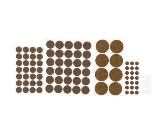 Набор самоклеящихся накладок на мебельные ножки Stayer COMFORT 98шт коричневые 40916-H98 – изображение 3