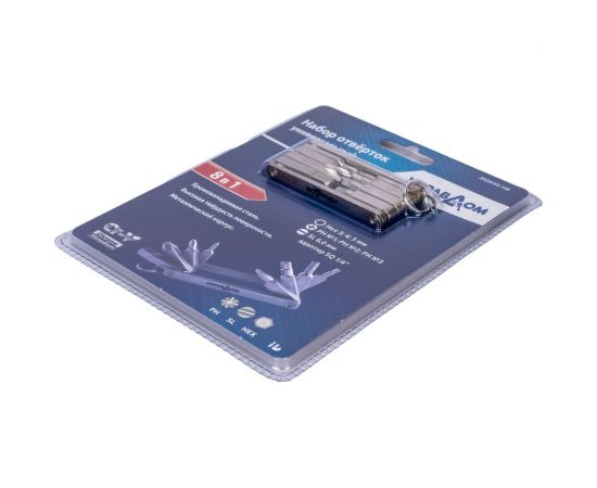 Набор отвёрток Управдом универсальный 8 в1 Hex 3;4;5мм РН№1 РН№2 РН№3 SL 6, 4100003031 – изображение 3