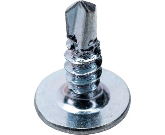 Саморез с прессшайбой Daxmer пшс 4,2x13 800 шт., цинк, усиленный, сверло 417895 – изображение 4