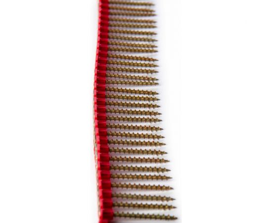 Саморезы в ленте F-SWY для гипсокартона/дерева (1000 шт, 3.5х32 мм, желтый цинк) FIXPISTOLS 2-3-3-7340 – изображение 4