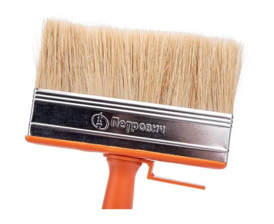 Кисть-макловица Петрович П065-312 30х120 мм, светлая натуральная щетина, пластиковая ручка 4100000272 – изображение 4