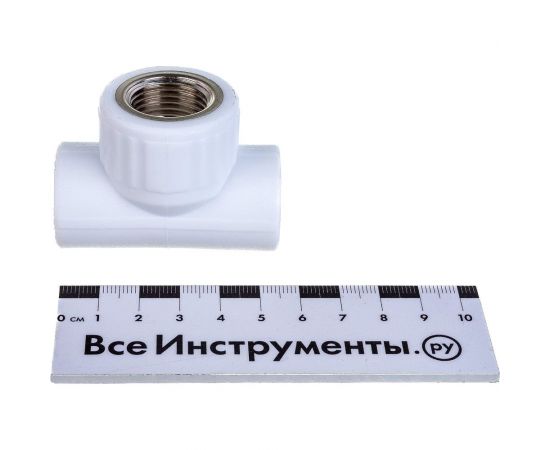 Комбинированный тройник VALFEX PP-R белый, 20х1/2 дюйма ВР 10127020 127-0515 – изображение 4