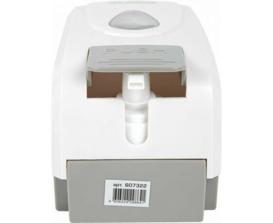 Дозатор для жидкого мыла-пены LAIMA PROFESSIONAL ECONOMY наливной, 1 л, ABS-пластик, белый 607322 – изображение 4