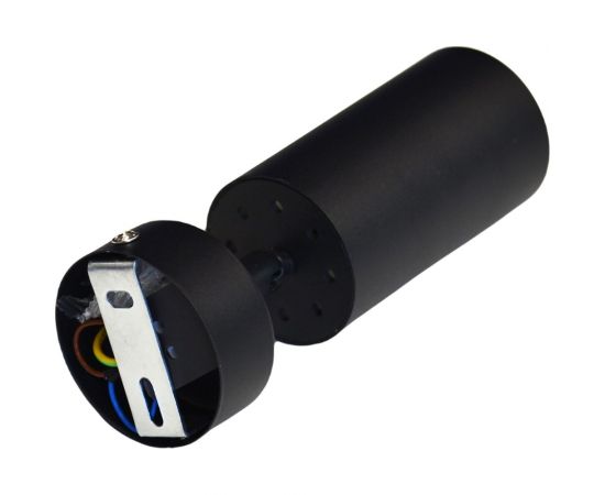 Накладной поворотный светильник truEnergy GU10 D55xH100мм IP20 чёрный/алюминий 21331 – изображение 4