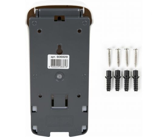 Диспенсер для жидкого мыла LAIMA ULTRA PROFESSIONAL, наливной, 0.5 л, белый, ABS-пластик 606829 – изображение 5